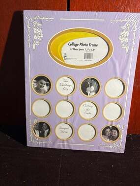 Good Old Values Wedding Day Collage Photo Frame 12 Photo Spaces
